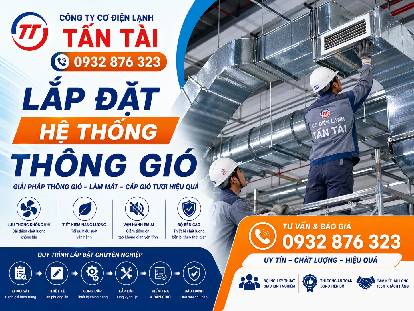 lắp đặt hệ thống thông gió