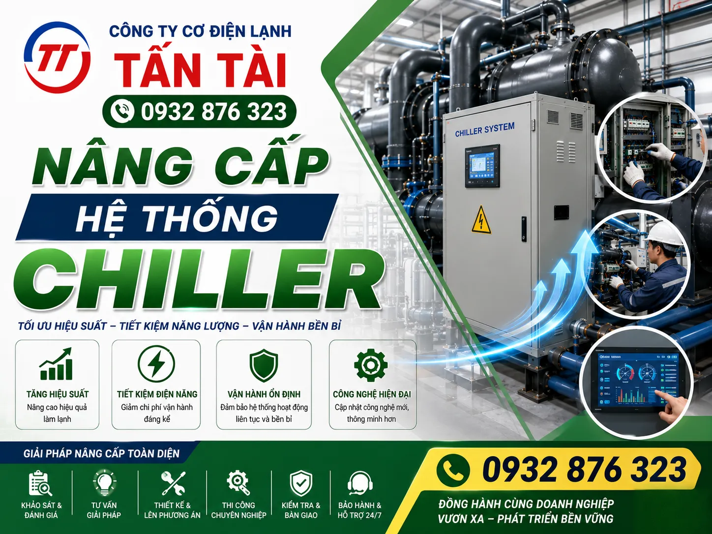 nâng cấp hệ thống chiller