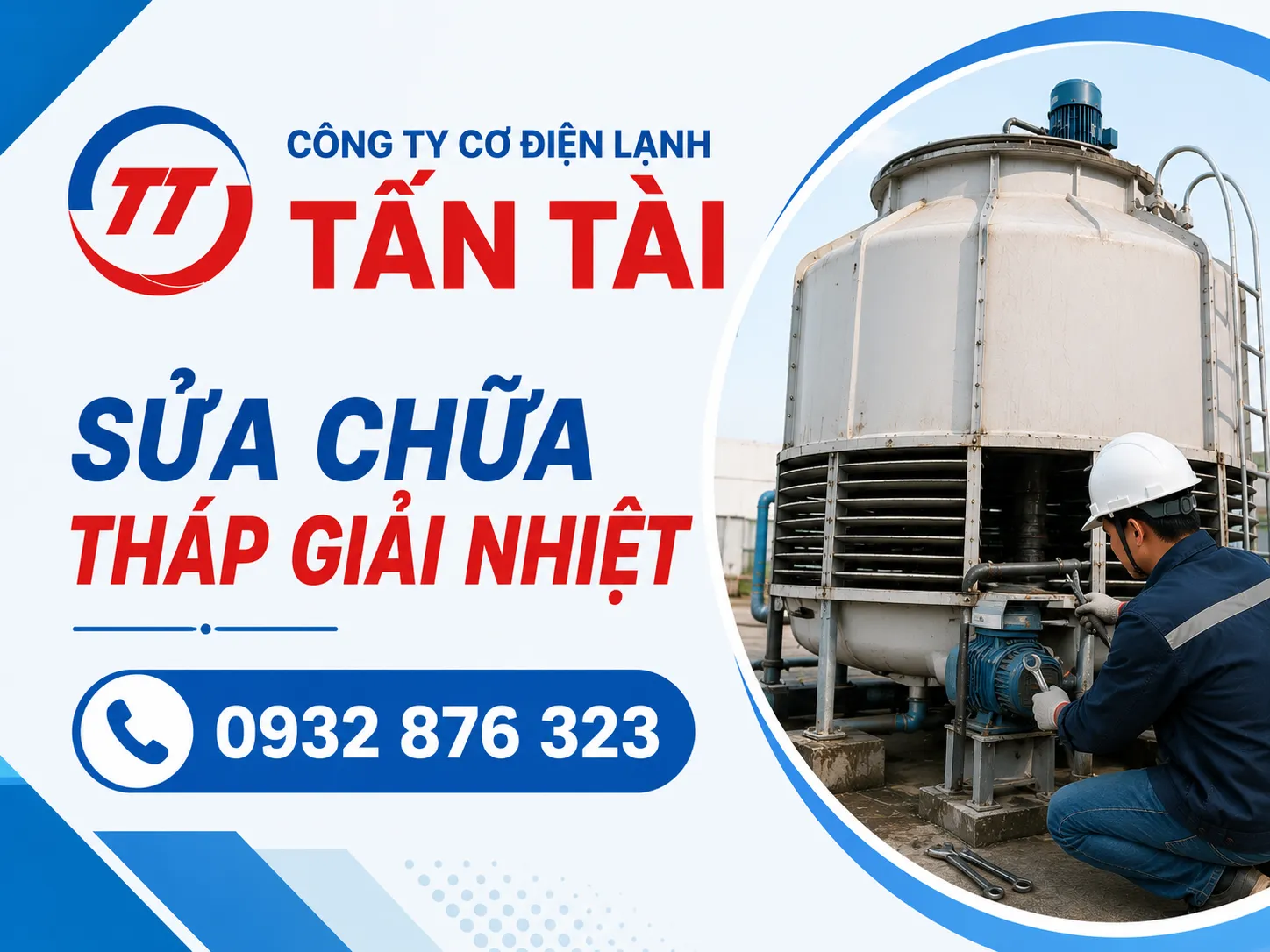 sửa chữa tháp giải nhiệt