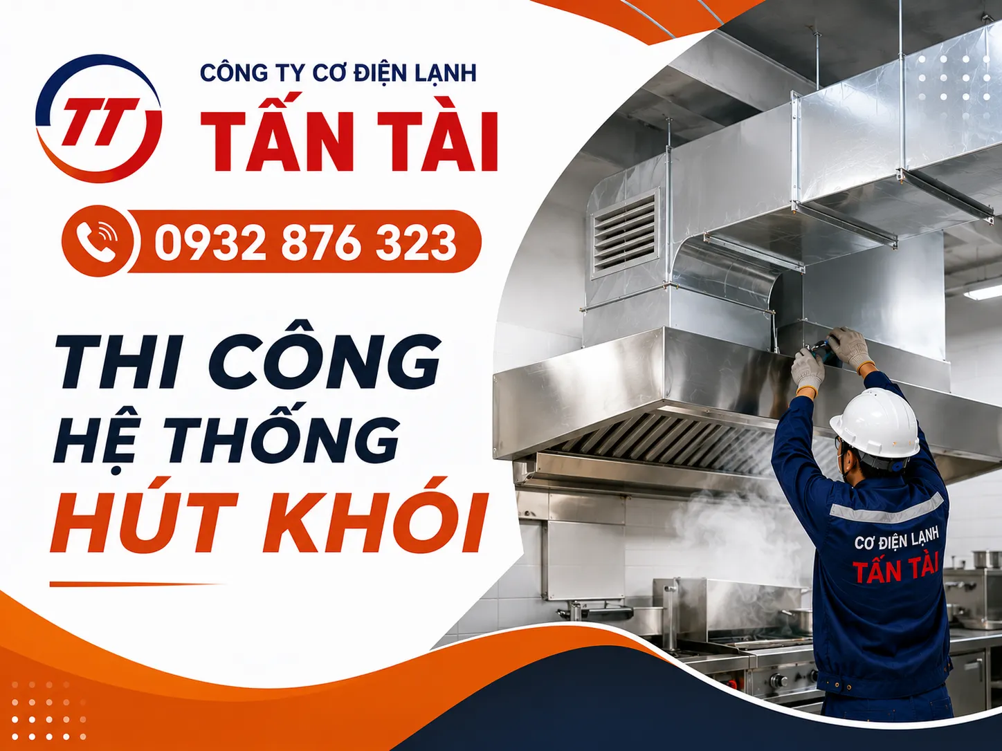 thi công hệ thống hút khói
