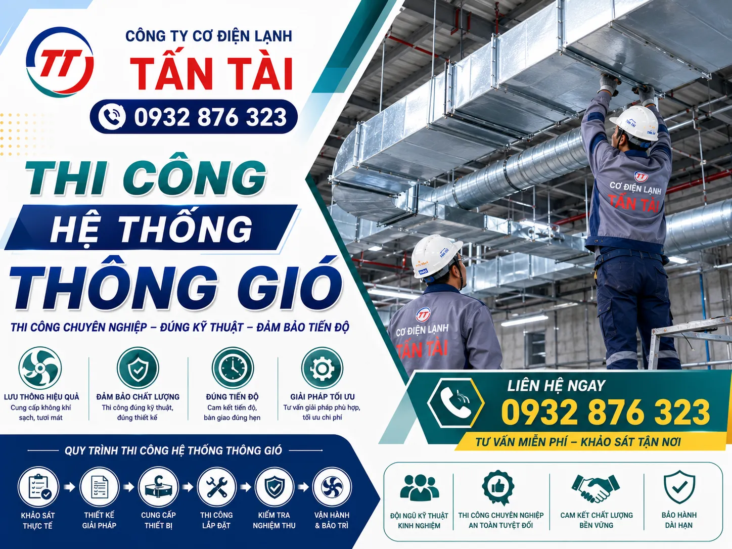 thi công hệ thống thông gió