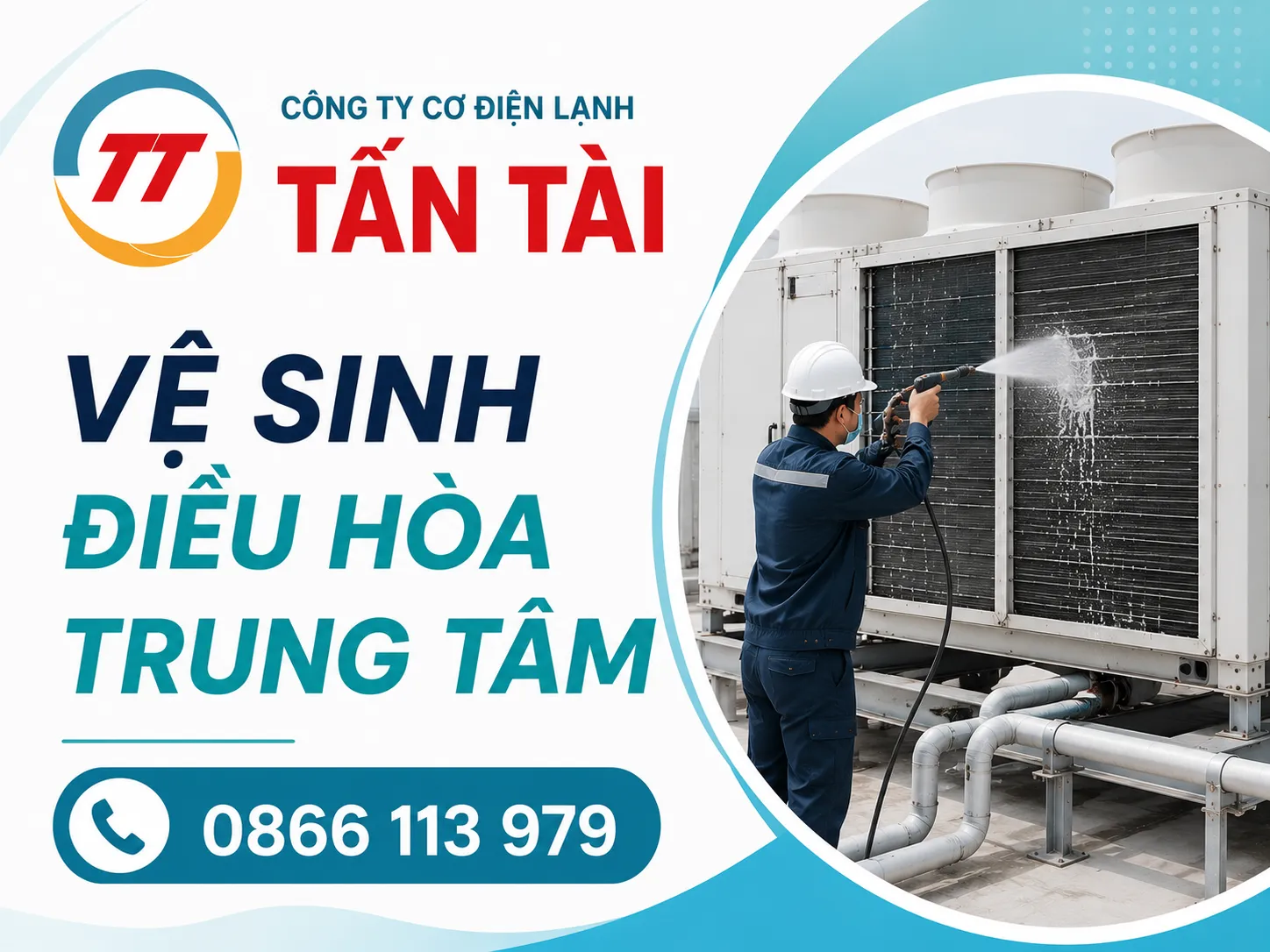 vệ sinh điều hòa trung tâm