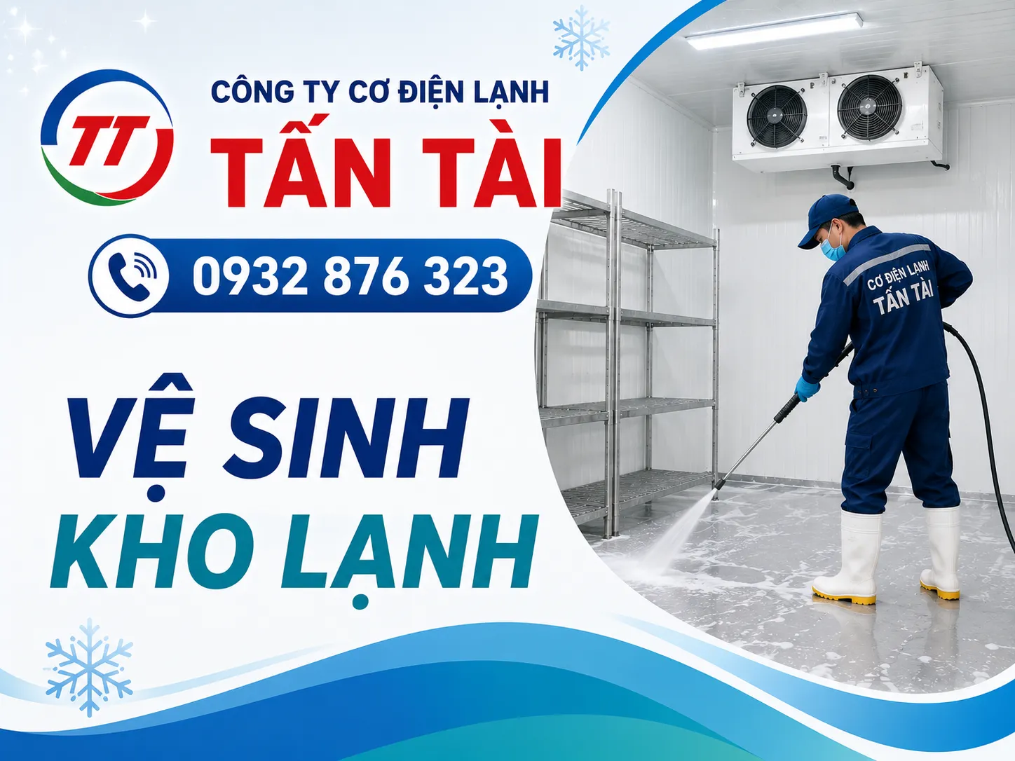vệ sinh kho lạnh