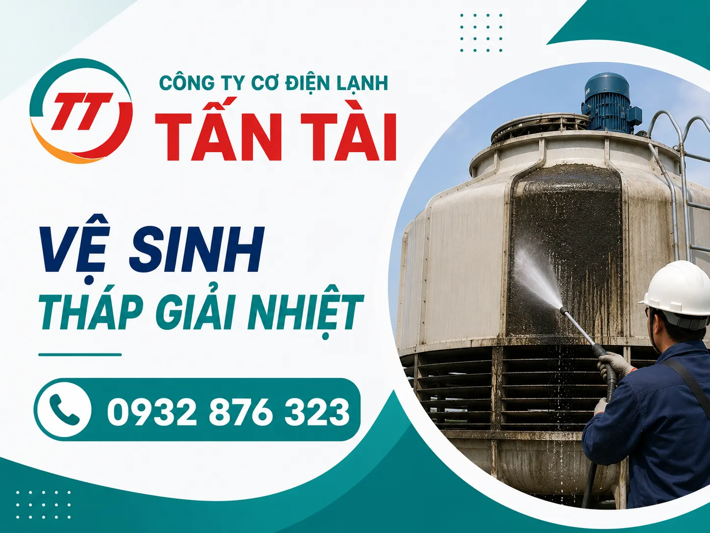 vệ sinh tháp giải nhiệt