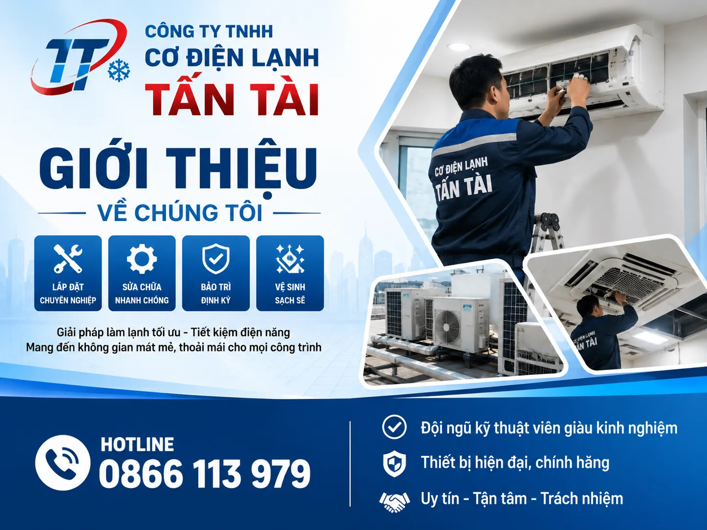 cơ điện lạnh tấn tài